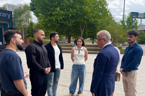 ASA rektoru Böyük Britaniyanın Koventri universitetində - FOTO