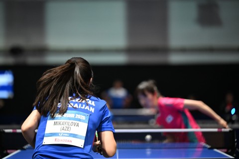 Universiade: Azerbaijani table tennis players played their first match – UPDATED/PHOTO