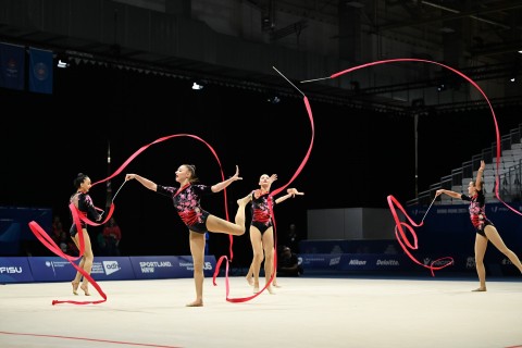 Universiada: Qrup hərəkətləri komandamız təsnifatı lider başa vurub - YENİLƏNİB/FOTO/VİDEO