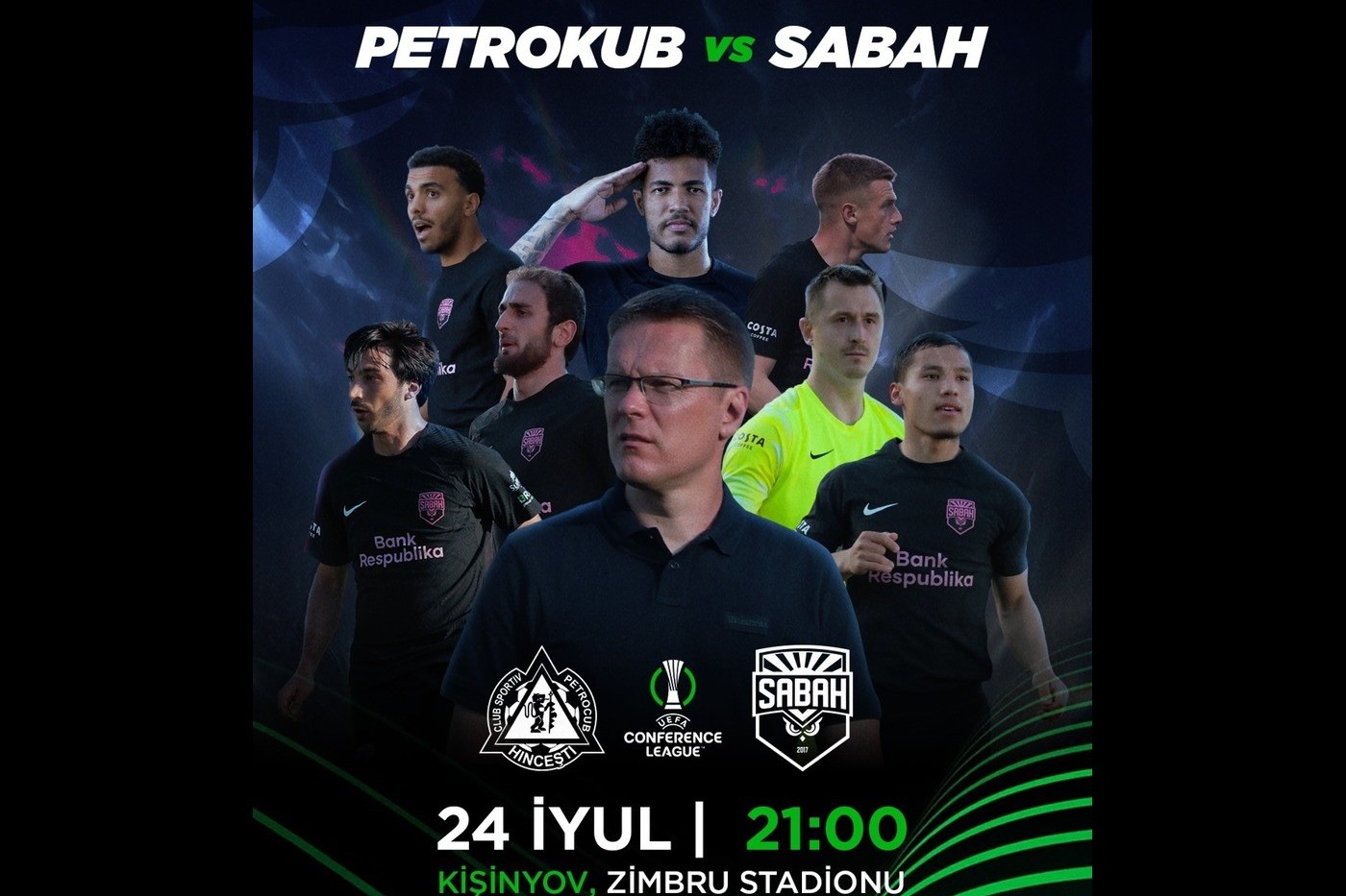 "Sabah"ın "Petrokub"a qarşı oyunlarının başlama saatı və hakimləri bəlli olub