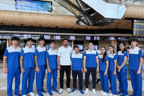 Taekvondoçularımız Şimali Makedoniyaya yollanıblar - FOTO