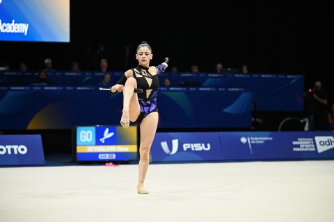 Gimnastlarımız fəxri kürsünün ən yüksək pilləsində - Universiadada ilk QIZIL – YENİLƏNİB/FOTO/VİDEO