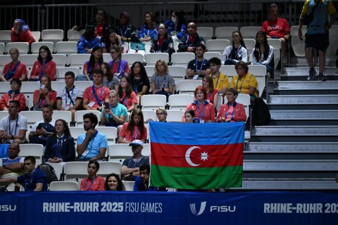 Gimnastlarımız fəxri kürsünün ən yüksək pilləsində - Universiadada ilk QIZIL – YENİLƏNİB/FOTO/VİDEO