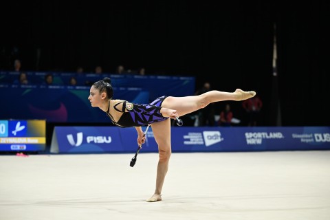 Gimnastlarımız fəxri kürsünün ən yüksək pilləsində - Universiadada ilk QIZIL – YENİLƏNİB/FOTO/VİDEO