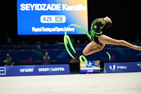 Gimnastlarımız fəxri kürsünün ən yüksək pilləsində - Universiadada ilk QIZIL – YENİLƏNİB/FOTO/VİDEO