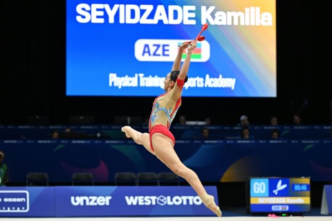 Gimnastlarımız fəxri kürsünün ən yüksək pilləsində - Universiadada ilk QIZIL – YENİLƏNİB/FOTO/VİDEO