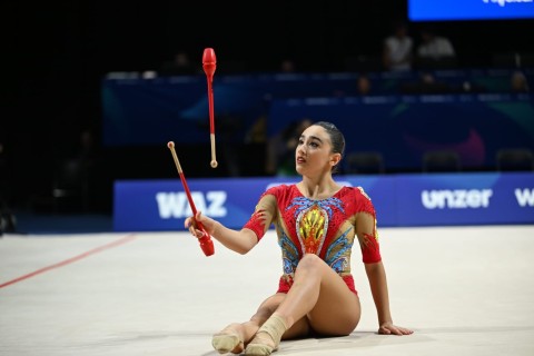Gimnastlarımız fəxri kürsünün ən yüksək pilləsində - Universiadada ilk QIZIL – YENİLƏNİB/FOTO/VİDEO