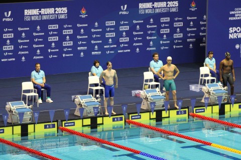 Azerbaijani swimmers compete on day two of Universiade in Berlin - PHOTO/VIDEO