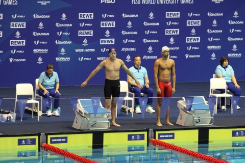 Azerbaijani swimmers compete on day two of Universiade in Berlin - PHOTO/VIDEO