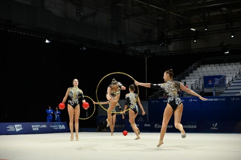 Gimnastlarımız fəxri kürsünün ən yüksək pilləsində - Universiadada ilk QIZIL – YENİLƏNİB/FOTO/VİDEO