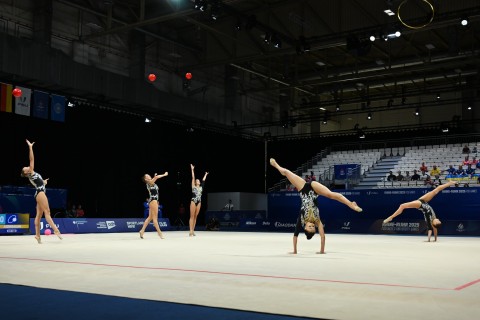 Gimnastlarımız fəxri kürsünün ən yüksək pilləsində - Universiadada ilk QIZIL – YENİLƏNİB/FOTO/VİDEO