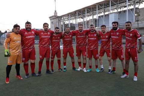 “Qarabağ”ın təşkilatçılığı ilə Milli Mətbuatın 150 illiyinə həsr olunan mini futbol turniri - FOTO