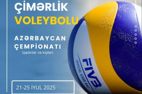 Çimərlik voleybolu üzrə ölkə çempionatının püşkatma mərasimi keçirilib