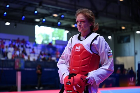 First victory for Azerbaijani taekwondo athlete at the Universiade – PHOTO