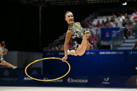 Universiada: Azərbaycan gimnastları iki qızıl, bir gümüş qazanıblar - YENİLƏNİB/FOTO