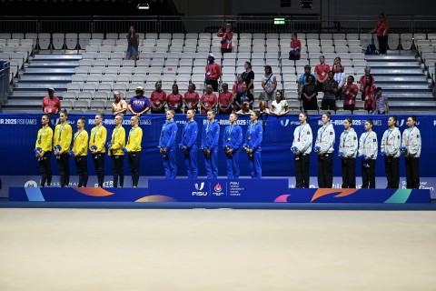 Universiada: Gimnastlarımız qızıl və gümüş medallarla mükafatlandırılıblar - FOTO