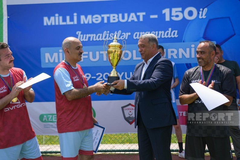 "Milli Mətbuat - 150" minifutbol turnirinin qalibi müəyyənləşib