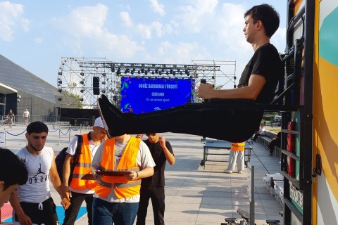 “Sağlam həyat” Dənizkənarı Milli Parkda - FOTO