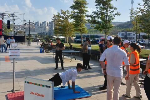 “Sağlam həyat” Dənizkənarı Milli Parkda - FOTO