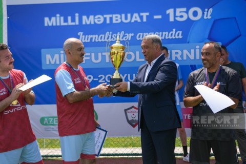 "Milli Mətbuat - 150" minifutbol turnirinin qalibi müəyyənləşib