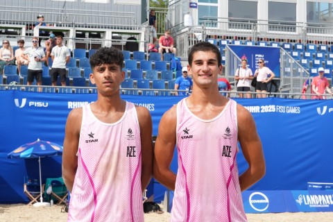 Universiada: Çimərlik voleybolçularımızdan məğlubiyyətlə start - FOTO