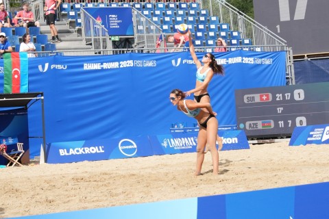 Universiada: Çimərlik voleybolçularımızdan məğlubiyyətlə start - FOTO