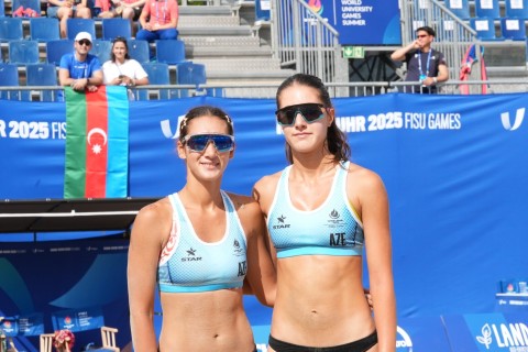 Universiada: Çimərlik voleybolçularımızdan məğlubiyyətlə start - FOTO