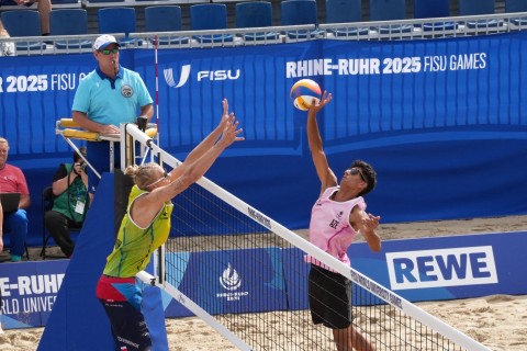 Universiada: Çimərlik voleybolçularımızdan məğlubiyyətlə start - FOTO
