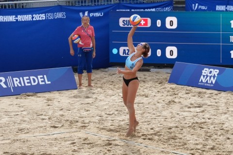 Universiada: Çimərlik voleybolçularımızdan məğlubiyyətlə start - FOTO
