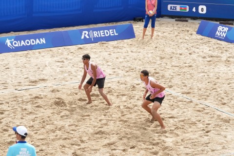 Universiada: Çimərlik voleybolçularımızdan məğlubiyyətlə start - FOTO