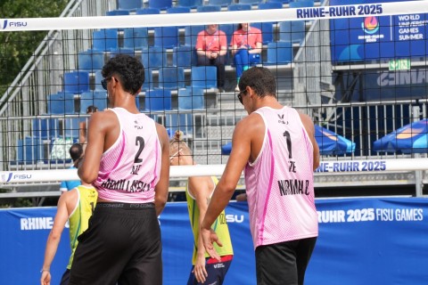Universiada: Çimərlik voleybolçularımızdan məğlubiyyətlə start - FOTO