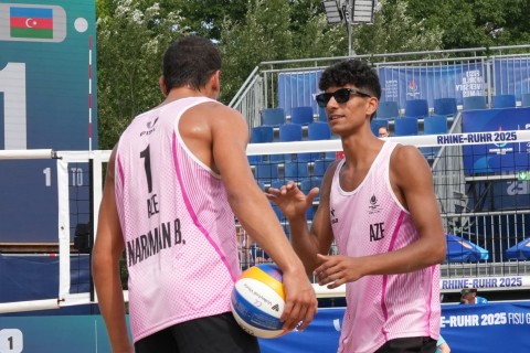 Universiada: Çimərlik voleybolçularımızdan məğlubiyyətlə start - FOTO