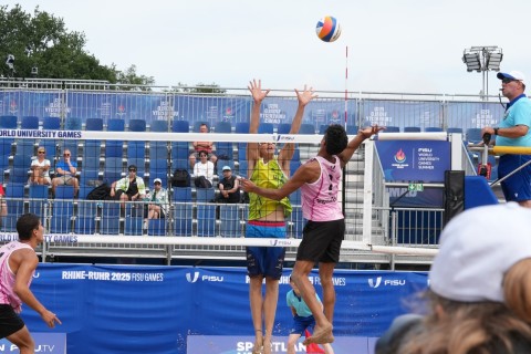 Universiada: Çimərlik voleybolçularımızdan məğlubiyyətlə start - FOTO