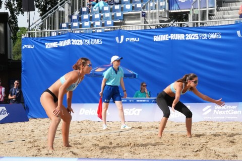 Universiada: Çimərlik voleybolçularımızdan məğlubiyyətlə start - FOTO