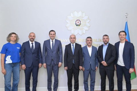 Emin Əmrullayev "Nesibe Aydın"ın prezidenti ilə görüşüb – GƏLƏCƏYƏ HESABLANIN MÜZAKİRƏ/FOTO