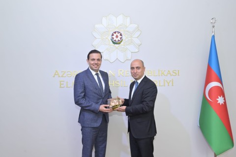 Emin Əmrullayev "Nesibe Aydın"ın prezidenti ilə görüşüb – GƏLƏCƏYƏ HESABLANIN MÜZAKİRƏ/FOTO