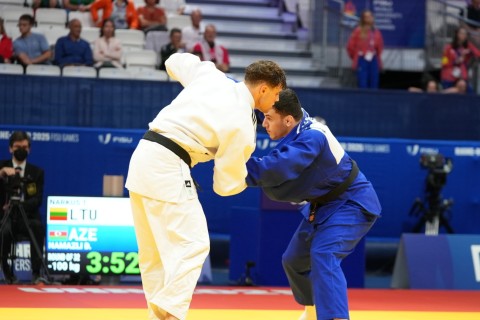 Universiada: Elcan Hacıyev finalda uduzub - YENİLƏNİB/FOTO/VİDEO