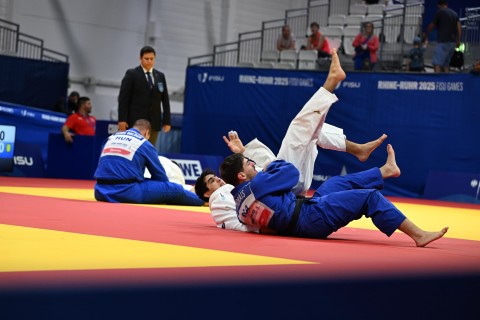 Universiada: Elcan Hacıyev finalda uduzub - YENİLƏNİB/FOTO/VİDEO