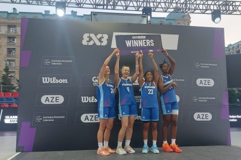 Azərbaycanın qadınlardan ibarət 3x3 basketbol millisi çempion olub - YENİLƏNİB