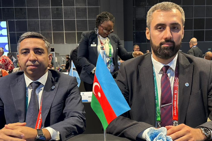 Azərbaycan Üzgüçülük Federasiyasının prezidenti Sinqapurda görüşlər keçirib - FOTO