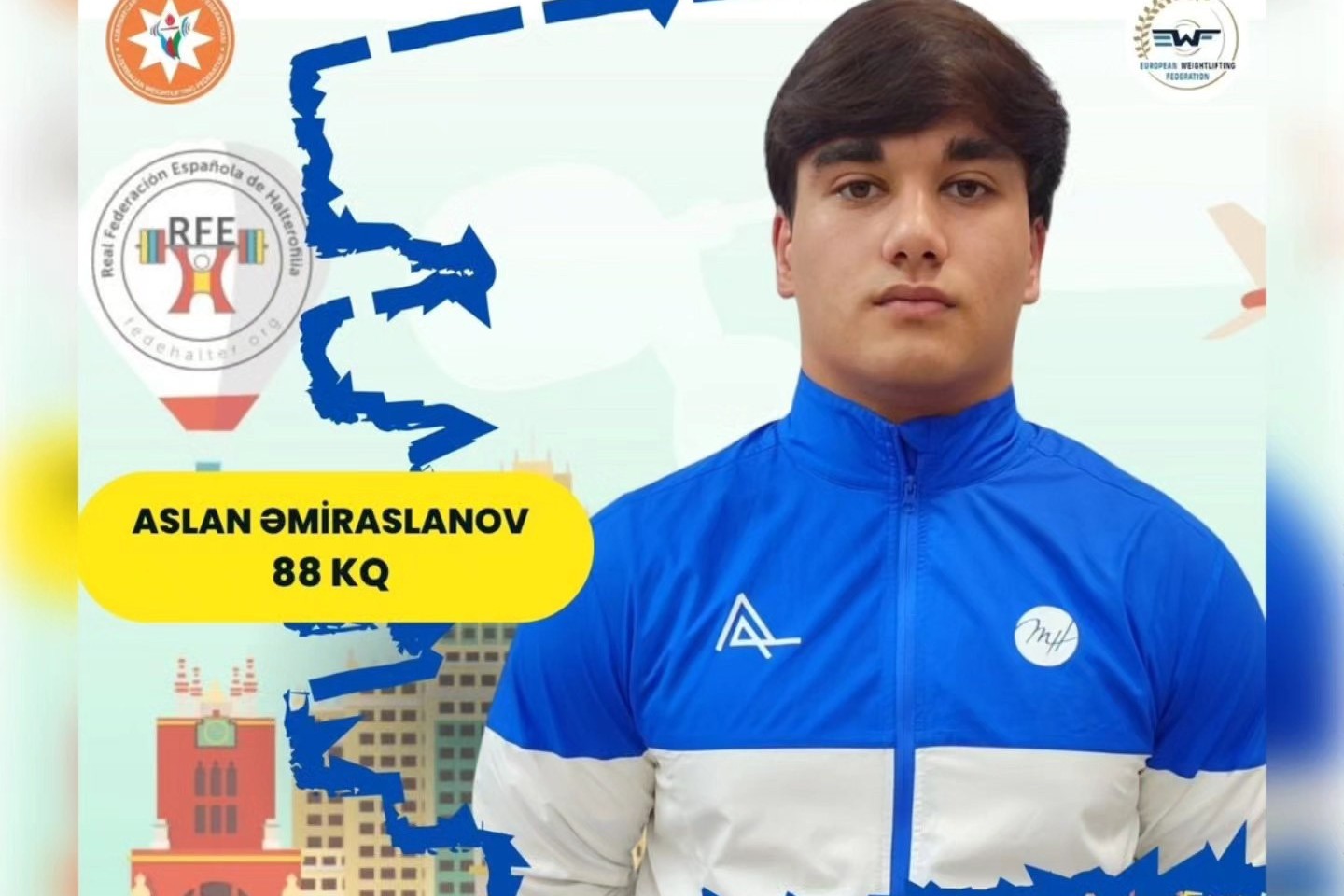 Atletimiz Avropa birinciliyində 8-ci olub