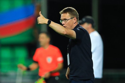 Valdas Dambrauskas: "İlk 3 qolu vurduqdan sonra oyundan həzz almağa başladıq"
