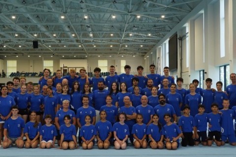 Ölkəmizdə batut gimnastikası üzrə beynəlxalq təlim-məşq toplanışı keçirilib