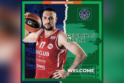 “Abşeron Lions”un ilk transferi litvalı basketbolçu olub