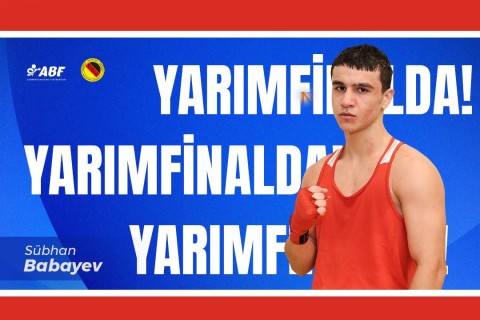 Azerbaijani boxer advances to semifinals at Brandenburg Cup