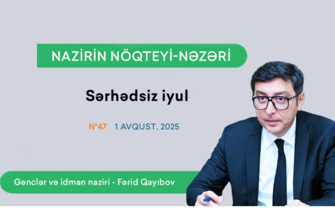Fərid Qayıbov: “İdmanının inkişafına diqqət və dəstək gələcəkdə daha böyük uğurların qazanılmasına zəmin yaradır”