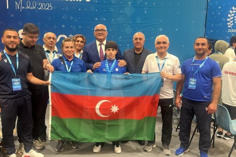 Сборная Азербайджана заняла третье место на первенстве Европы
