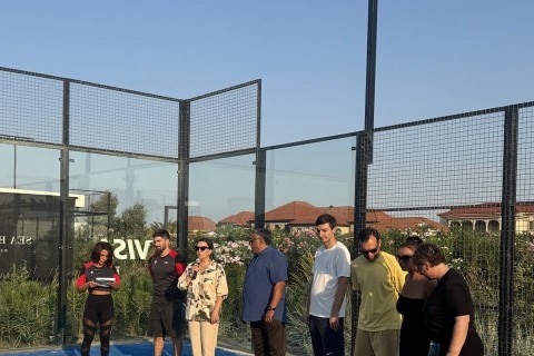 В Азербайджане стартовал международный Кубок по паделу Crocus Fitness Sea Breeze - ФОТО