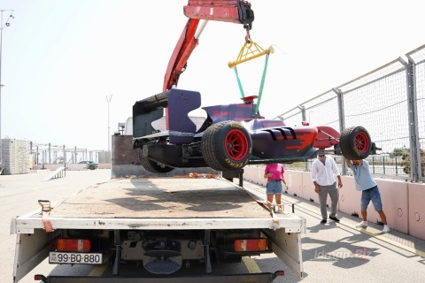 Formula 1: Bakıda marşallar üçün təlim keçirilib - FOTO
