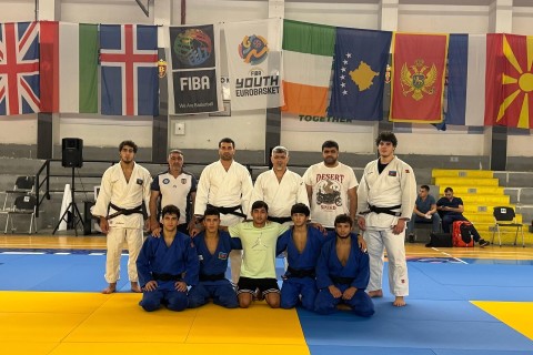 Azerbaijani junior judokas join international training camp in Skopje